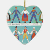 Zweedse regionale kostuums Keramisch Ornament (Rechts)