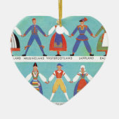 Zweedse regionale kostuums Keramisch Ornament (Voorkant)