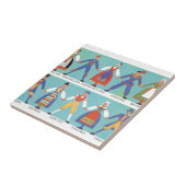  Zweedse regionale kostuums Tegeltje (Zijkant)