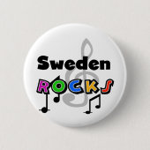 Zweedse Rocks Ronde Button 5,7 Cm (Voorkant)