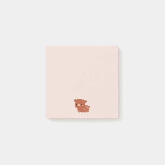 Zweedse rode koe post-it® notes (Voorkant)
