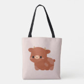 Zweedse rode koe tote bag (Achterkant)