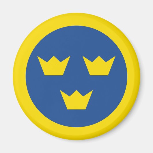 Zweedse Roundel Magnet (Voorkant)
