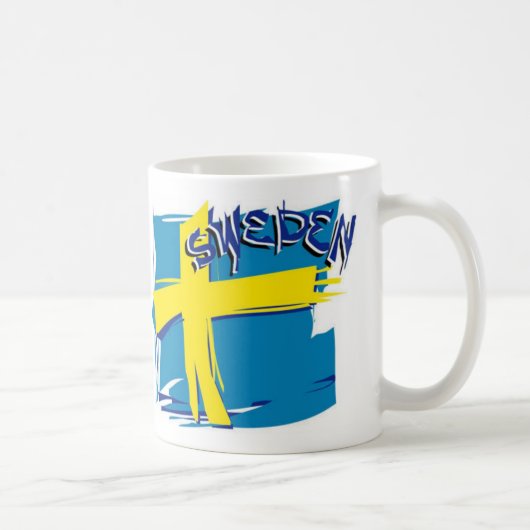 Zweedse SFX-vlag Koffiemok (Rechts)