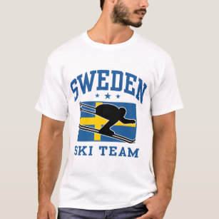 Zweedse skiteam t-shirt