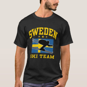 Zweedse skiteam t-shirt