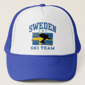 Zweedse skiteam trucker pet (Voorkant)