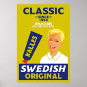 Zweedse smörgåskaviar Kaviar Poster (Voorkant)