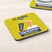 Zweedse smörgåskaviar Vis Kaviar Bier Onderzetter (Linkerzijde)