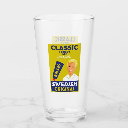 Zweedse smörgåskaviar Vis Kaviar Glas (Voorkant)