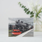 Zweedse stoomlocomotief 1316 briefkaart (Staand voorkant)