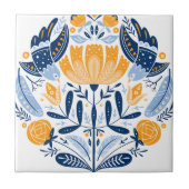 zweedse tegelkunst tegeltje (Voorkant)