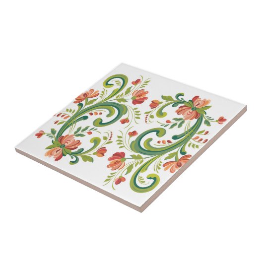 zweedse tegels tegeltje (Zijkant)