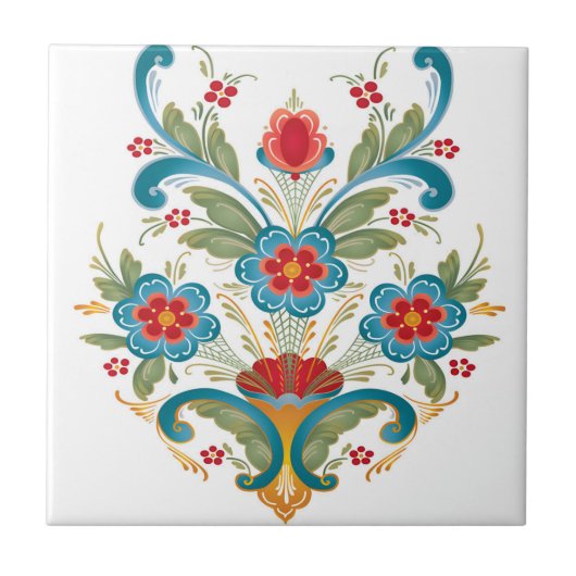 zweedse tegels tegeltje (Voorkant)