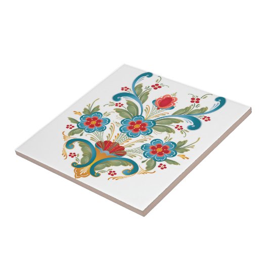 zweedse tegels tegeltje (Zijkant)