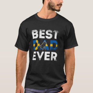 Zweedse vader Zweden vader superheld T-shirt