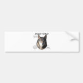 Zweedse Vallhund Geschiedenis Bumpersticker (Voorkant)