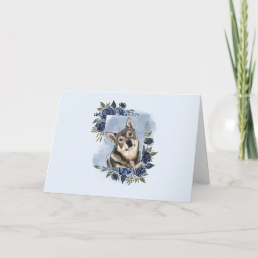 Zweedse Vallhund Kaart (Voorkant)
