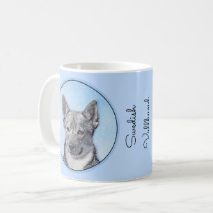 Zweedse Vallhund Schilderij - Mooie Originele Hond Koffiemok