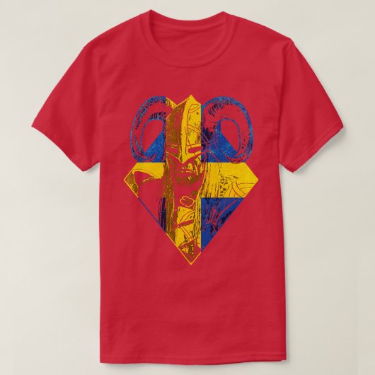 Zweedse Viking Warrior 7 T-shirt (Design voorkant)