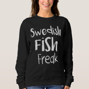 Zweedse vis freak ontwerp trui