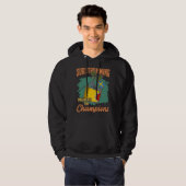 Zweedse visspecialiteit Surstromming puke fi Hoodie (Voorkant volledig)