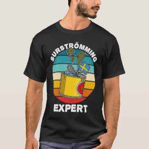 Zweedse visspecialiteit Surstromming puke fi T-shirt