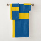 Zweedse vlag bad handdoek (Insitu)