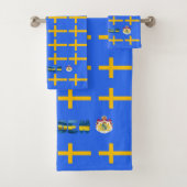 Zweedse vlag bad handdoek (Insitu)