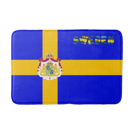 Zweedse vlag badmat (Voorkant)