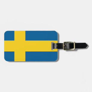 zweedse vlag bagagelabel