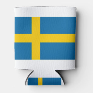 Zweedse vlag blikjeskoeler
