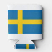 Zweedse vlag blikjeskoeler (Achterkant)