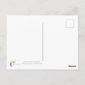 Zweedse vlag briefkaart (Achterkant)