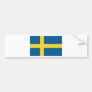 Zweedse vlag bumpersticker