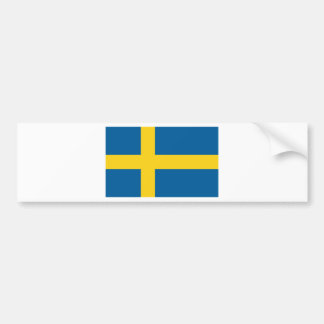 Zweedse vlag bumpersticker
