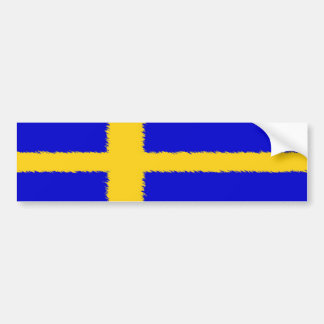 Zweedse vlag bumpersticker