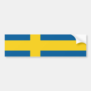 zweedse vlag bumpersticker