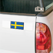 Zweedse vlag bumpersticker (Op Truck)