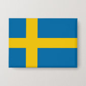 Zweedse Vlag Button (Voorkant)