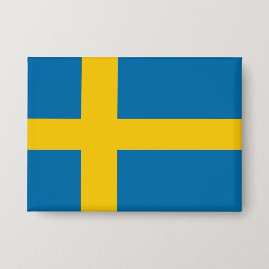 Zweedse Vlag Button (Voorkant)