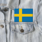 Zweedse Vlag Button (Insitu)