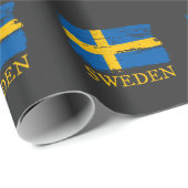 Zweedse vlag cadeaupapier (Rol Hoek)