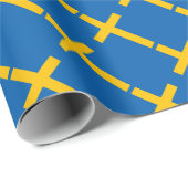Zweedse vlag cadeaupapier (Rol Hoek)