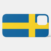 zweedse vlag Case-Mate iPhone case (Achterkant (horizontaal))