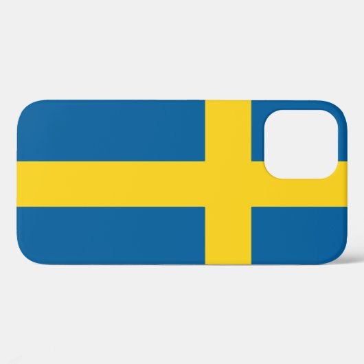 zweedse vlag Case-Mate iPhone case (Achterkant (horizontaal))