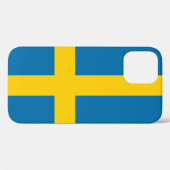 Zweedse vlag Case-Mate iPhone case (Achterkant (horizontaal))