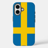 Zweedse vlag Case-Mate iPhone case (Achterkant)