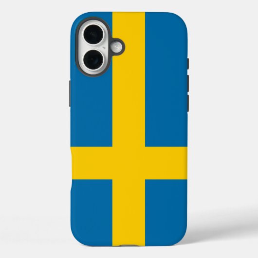 Zweedse vlag Case-Mate iPhone case (Achterkant)