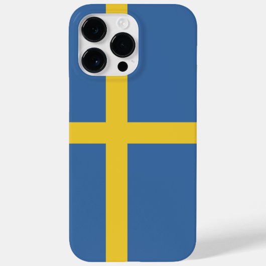 Zweedse vlag Case-Mate iPhone case (Achterkant)